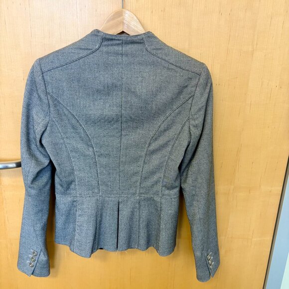 Gray Women's Blazer - Picture 2 of 3